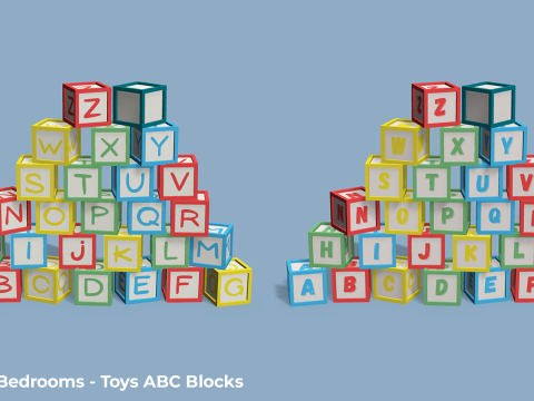 Kamar Tidur Bergaya - Dekorasi Tempat Tidur Mainan Anak Dewasa Model 3D