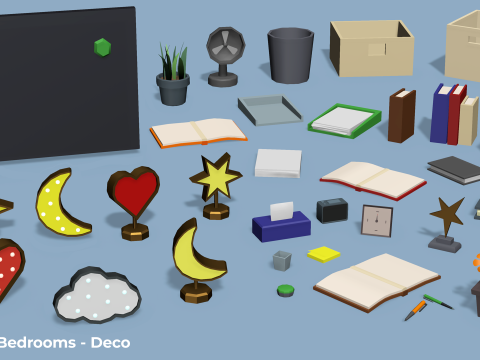 Kamar Tidur Bergaya - Dekorasi Tempat Tidur Mainan Anak Dewasa Model 3D