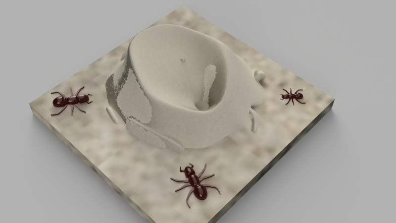 Anthill For 3D Print Modèles 3D en vedette .c4d .max .obj .3ds .fbx .stl .blend