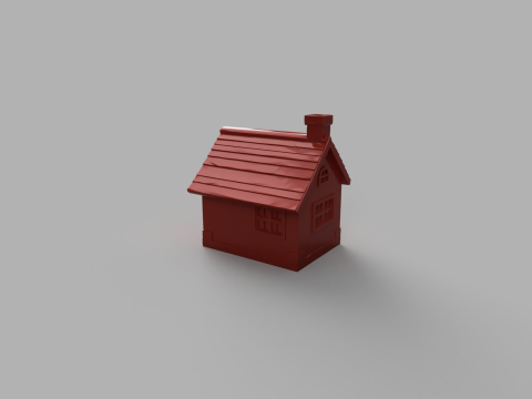 House-Home For 3D Print Model Cetak 3D