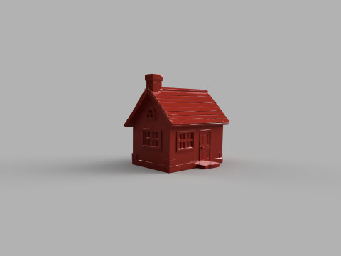 House-Home For 3D Print Model Cetak 3D