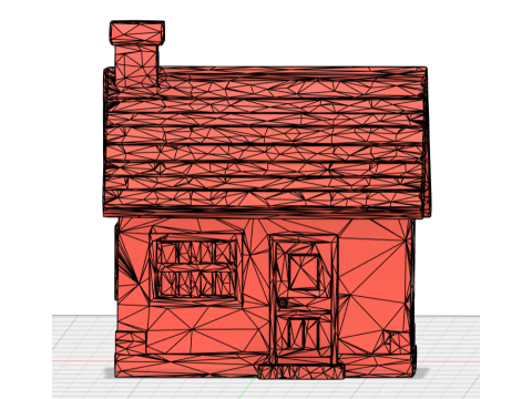 House-Home For 3D Print Model Cetak 3D