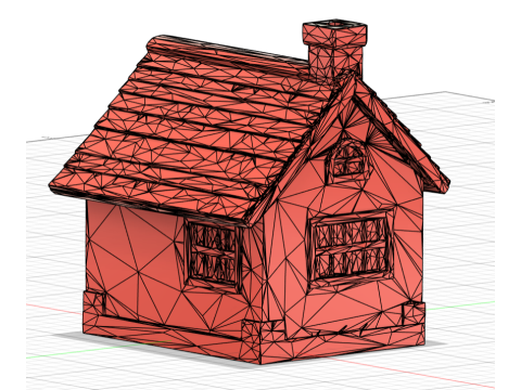 House-Home For 3D Print Model Cetak 3D
