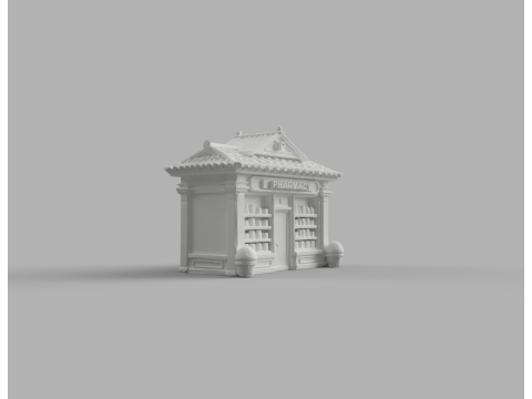 P Shop Tradional For 3D Print Modèles 3D en vedette
