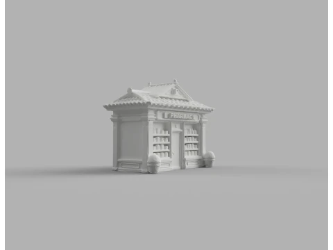 P Shop Tradional For 3D Print 3D Print Model