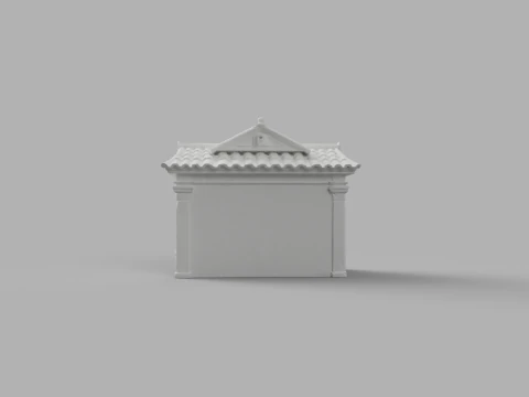 P Shop Tradional For 3D Print 3D Print Model