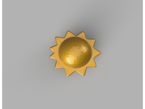 Sun For 3D Print 3D 프린트 모델