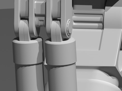 Sci-fi Spaceship Landing Gear 3D Model