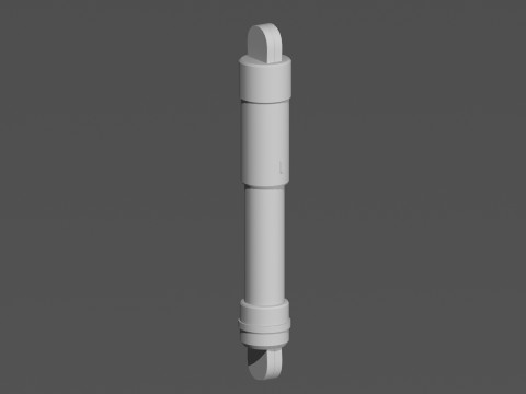 Sci-fi Spaceship Landing Gear 3D Model