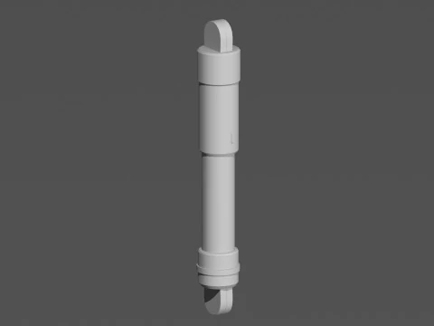 Sci-fi Spaceship Landing Gear 3D Model