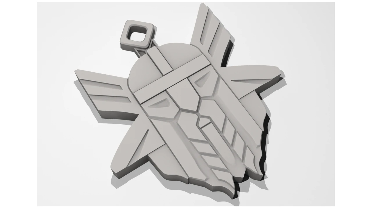 Dwarf Pendant 3D print model 3D Print Model .c4d .max .obj .3ds .fbx .stl .blend 