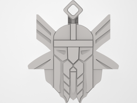 Dwarf Pendant 3D print model Modèles 3D en vedette