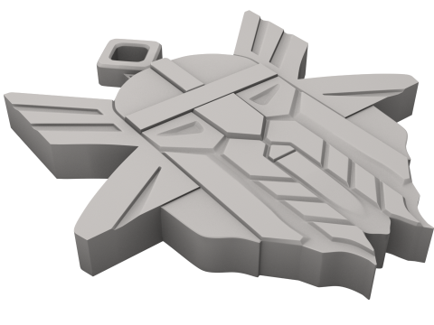 Dwarf Pendant 3D print model Modèles 3D en vedette