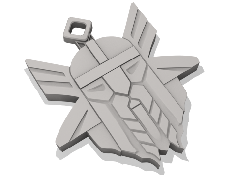 Dwarf Pendant 3D print model Modèles 3D en vedette