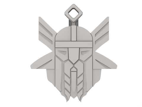 Dwarf Pendant 3D print model Modèles 3D en vedette