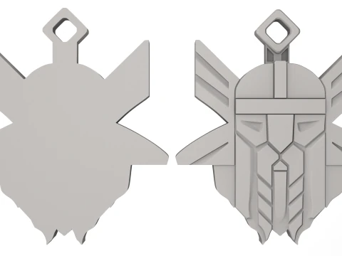 Dwarf Pendant 3D print model 3D Print Model