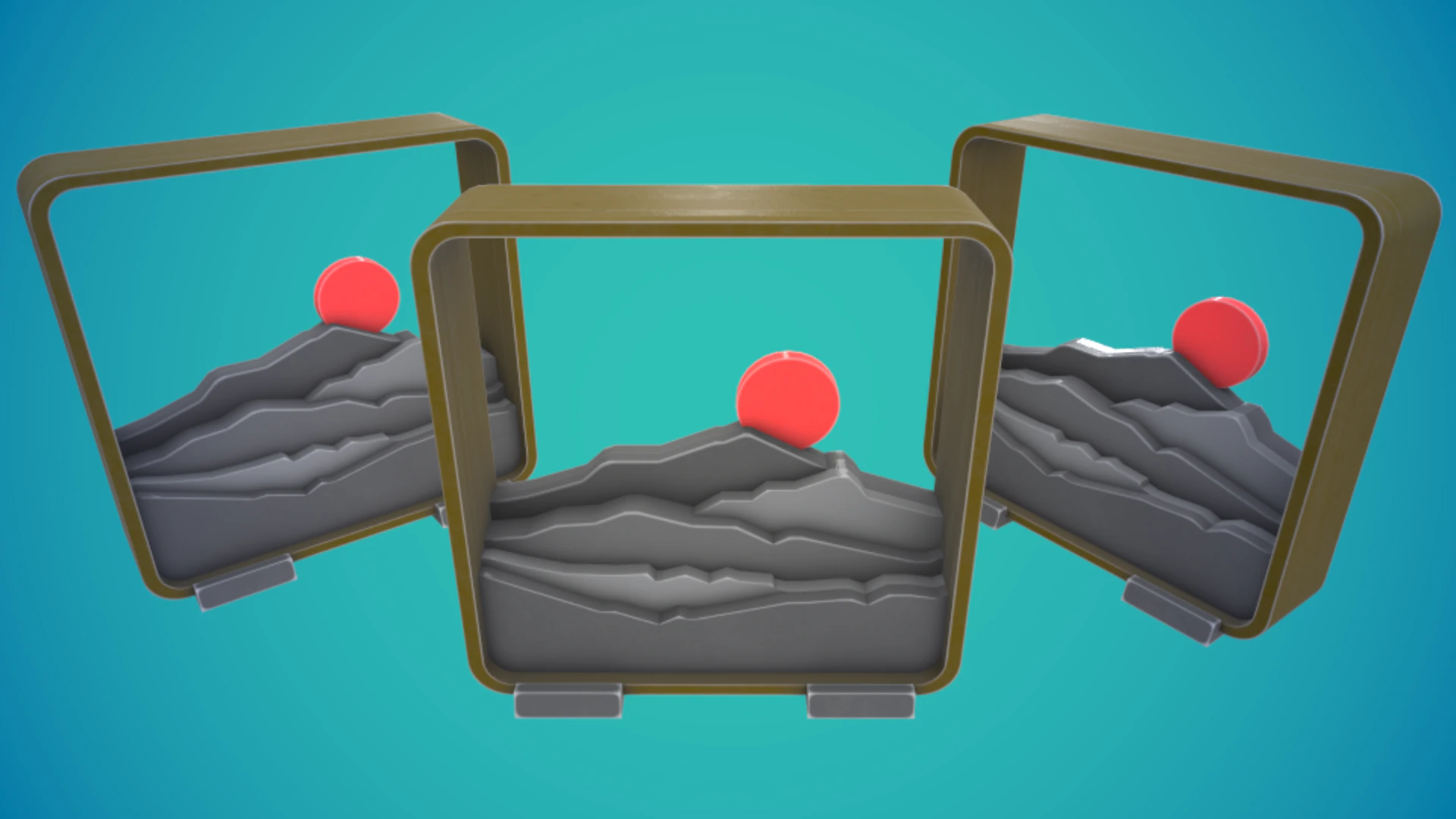 Sunset Tablestop 3D print model kit 3D Print Model .c4d .max .obj .3ds .fbx .stl .blend 