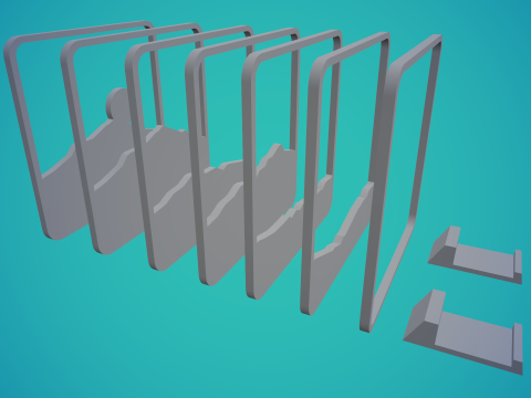 Sunset Tablestop 3D print model kit Model Cetak 3D