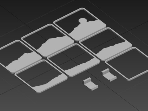 Sunset Tablestop 3D print model kit Model Cetak 3D