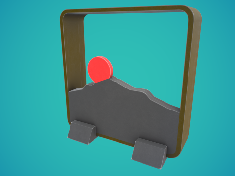 Sunset Tablestop 3D print model kit Model Cetak 3D