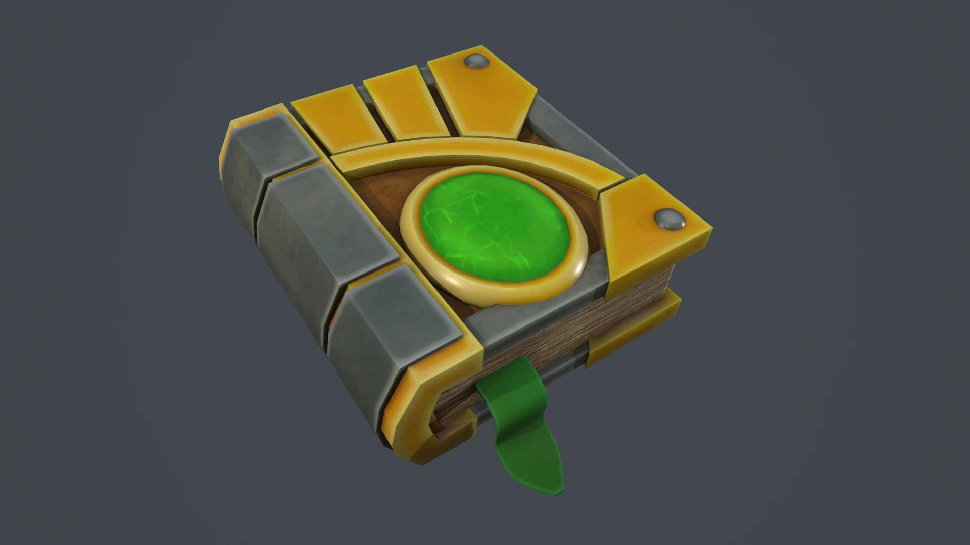 Magic Book of Magic 3D Model .c4d .max .obj .3ds .fbx .stl .blend 