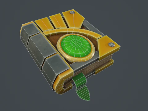 Magic Book of Magic 3D Model