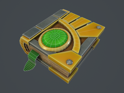 Magic Book of Magic 3D Model
