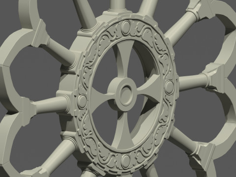 Italian Church Cross High poly 3Dモデル