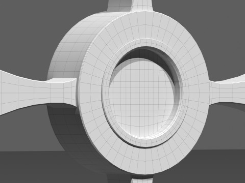 Italian Church Cross High poly 3D Модель