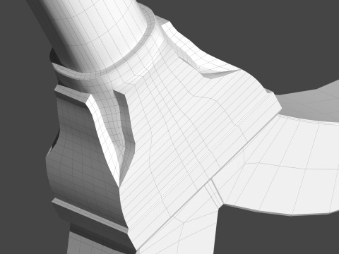 Italian Church Cross High poly 3D Модель