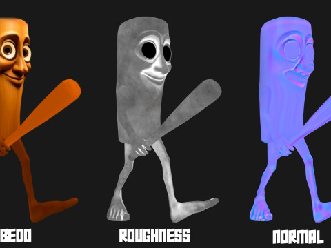 Tung Sahur Game Roblox Model 3D