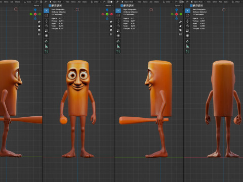 Tung Sahur Game Roblox Model 3D