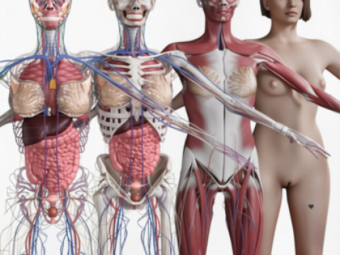 Female Complete Anatomy 3D Model