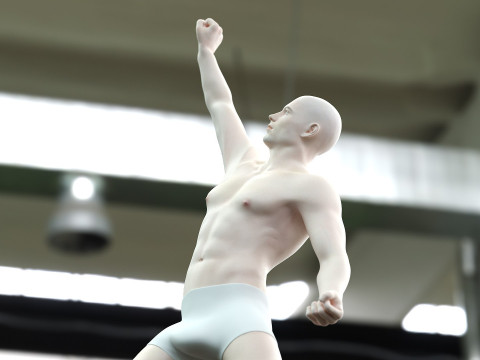 男性と女性の完全な解剖学 3Dモデル