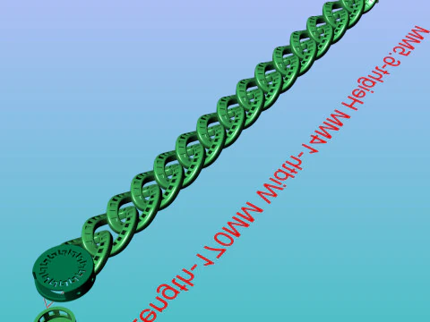 Versace Medusa bracelet 3D Model