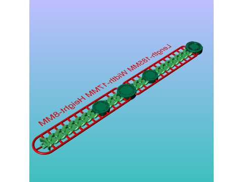 Versace Medusa bracelet 3D Model
