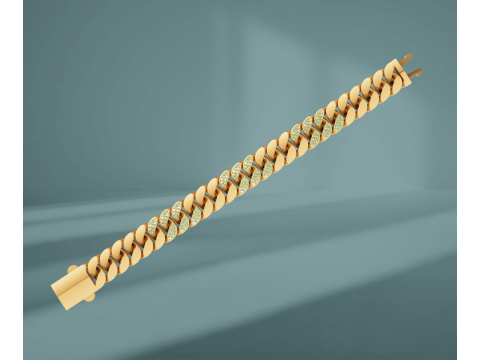 Cuban bracelet Model 3D