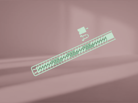 Cuban bracelet Model 3D