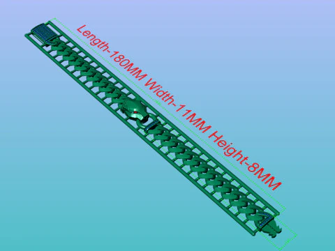 पैंथर क्यूबन कंगन 3D मॉडल