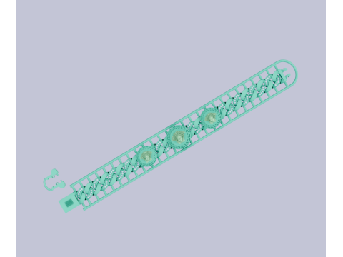 Versace Medusa bracelet 3D Model