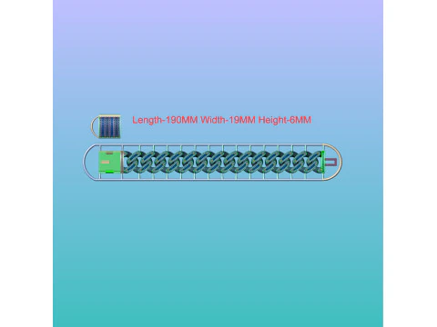 Hip-hop diamond bracelet 3D Model