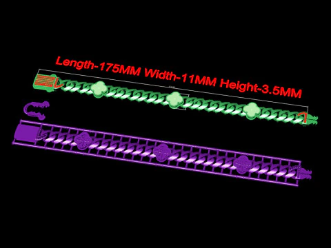 Kubańska bransoletka Model 3D
