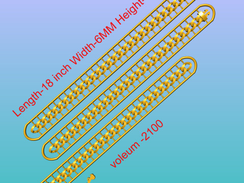 Cuban bracelet 3D 模型