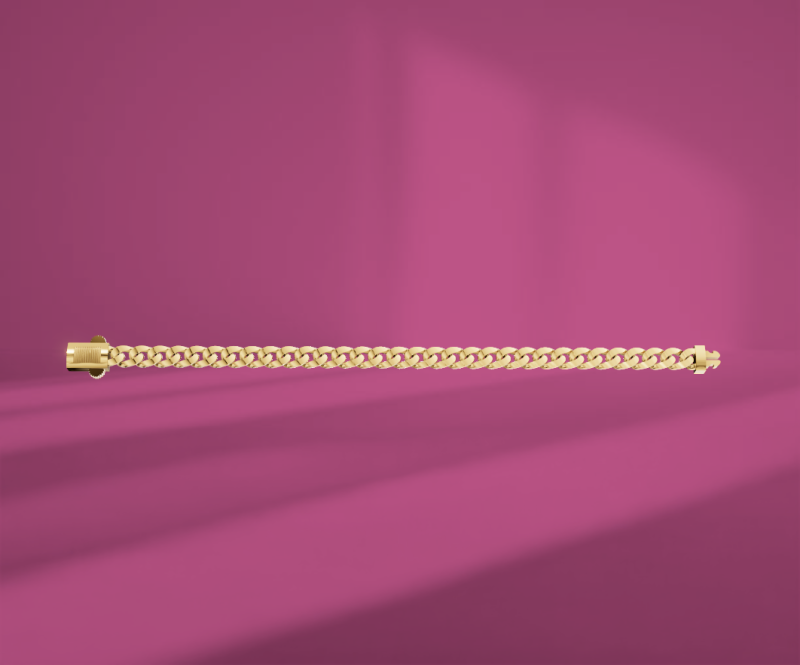 Cuban bracelet 3D Modell .c4d .max .obj .3ds .fbx .stl .blend
