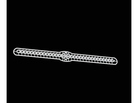 Cuban bracelet 3D Модель