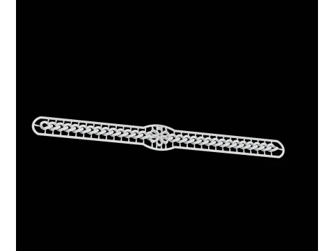 Cuban bracelet 3D Model