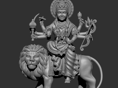Durga ji 3D Model