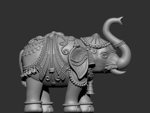 Elephant 3D Model