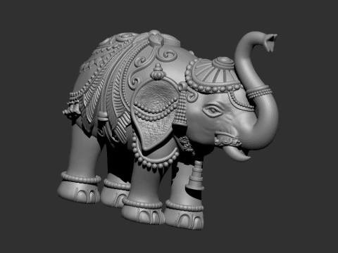 Elephant 3D Model