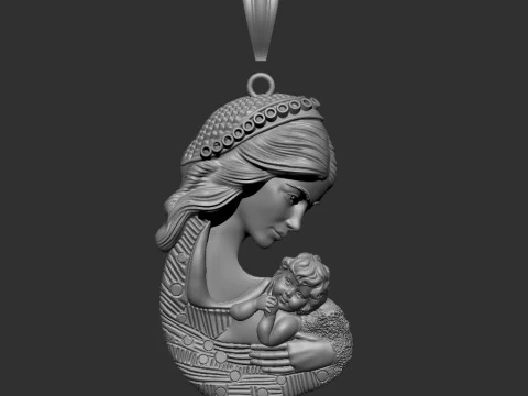 Подвеска для матери 3D Модель